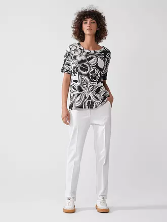 BRAX | T-shirt in lino CANDICE | schwarz